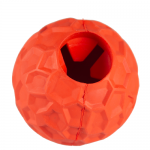 Hračka Gumová loptička na pamlsky 6cm červená