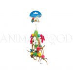 Lano, farebné kocky s kožou 23cm
