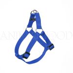 Postroj pre psa nylón 65-80cm/25mm modrý
