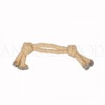 Hračka pre psa lano s uzlami sisal+bavlna 37cm