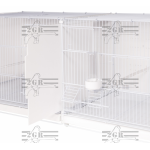 Predelovacia stena pre 90 & 120cm klietku Art.411