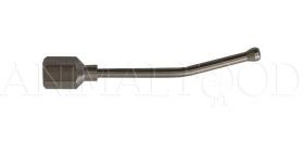 Kovová sonda INOX 6cm/ 2mm zahnutá