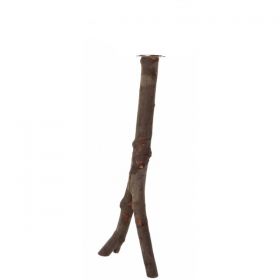 Drevené prírodné Y- bidlo 30cm