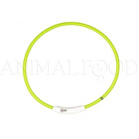 Obojok pre psa Flash Light USB 25-35cm zelený
