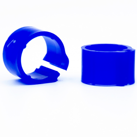 Krúžky E-Z Clip Ring priemer 8mm modré