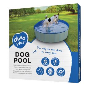 Bazén pre psa 80 x 30cm modrý