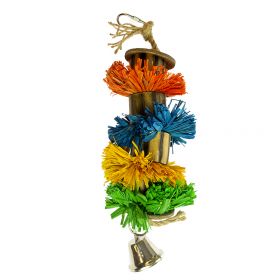 Hračka DUVO+ Rafiová bambuľka bambus/ kokos 29cm