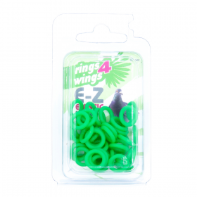 Krúžky E-Z Elastic Ring priemer 8mm zelené 50ks