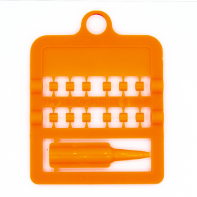 Krúžky E-Z Split Ring, priemer 4mm oranžové 12ks