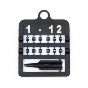 Krúžky E-Z Split Ring číselné, priemer 2,5mm čierne 12ks