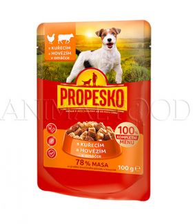 PROPESKO Dog kapsička - kura & hovädzie 100g
