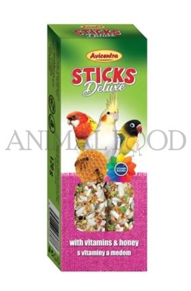 Avicentra SNACK malý papagáj - vitamíny a med 120g