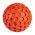 Hračka Gumová loptička hexagon 8cm červená